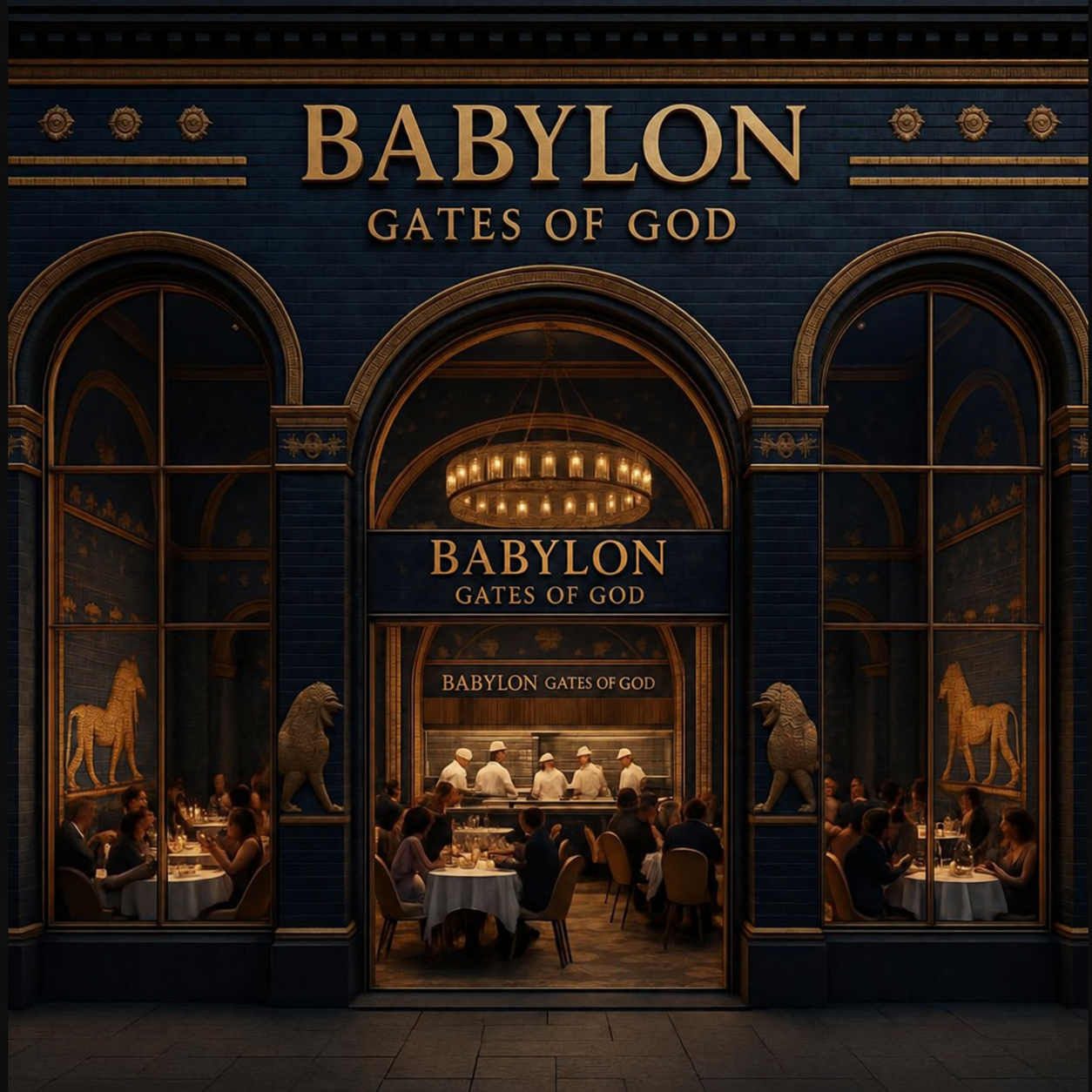 Babylon House restaurant entrance