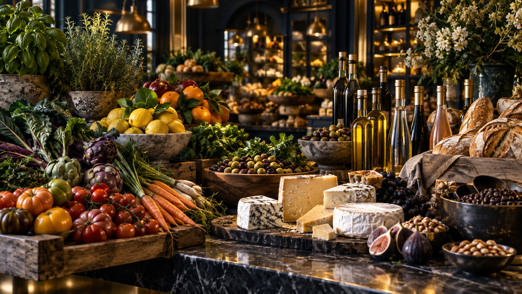 Artisan breads, cheeses and specialty foods